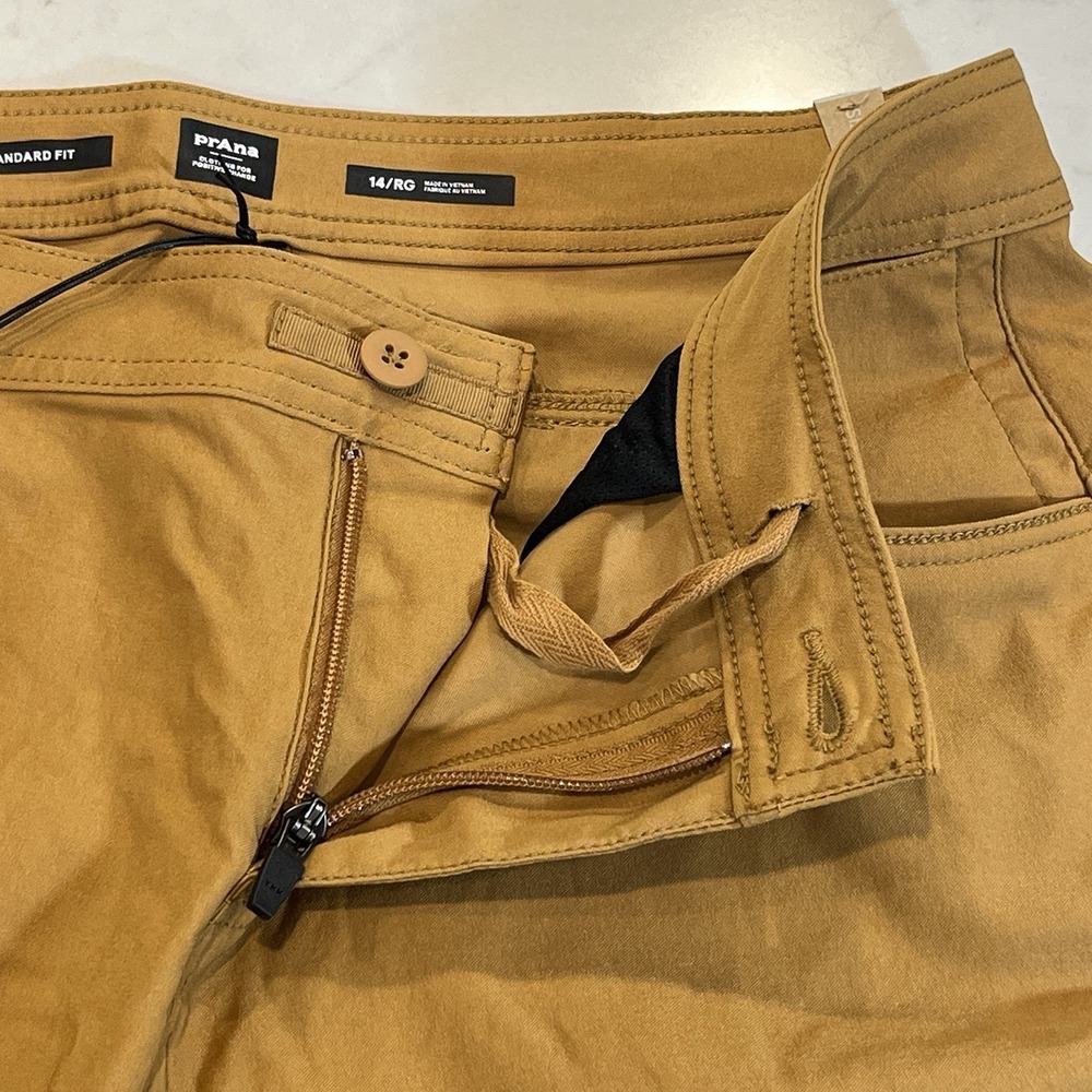 Prana NEW Halle Jogger II Pants Womens 14 Earthbound Brown Hiking Outdoors - Picture 9 of 16